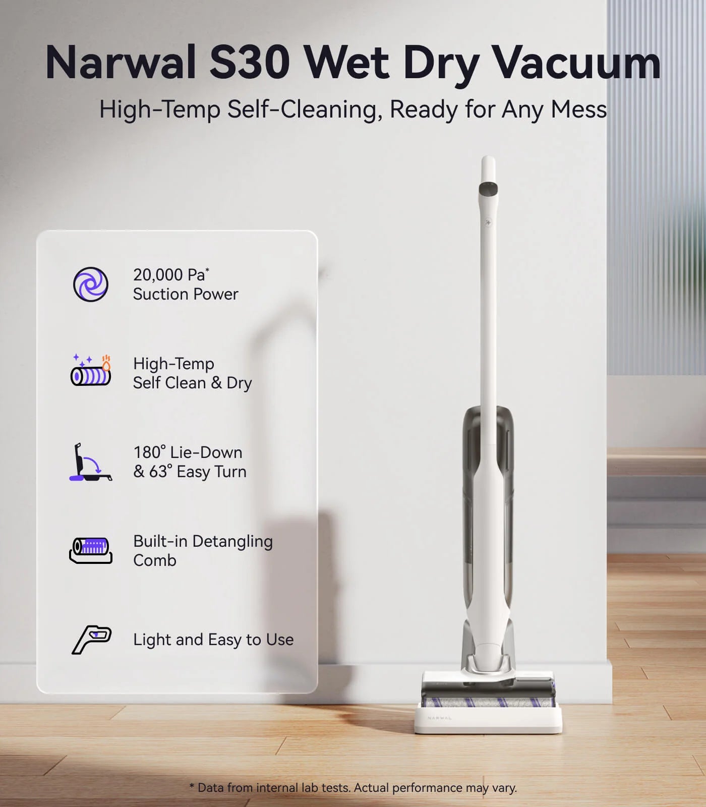 Narwal S30 Wet and Dry Vacuums Cleaner