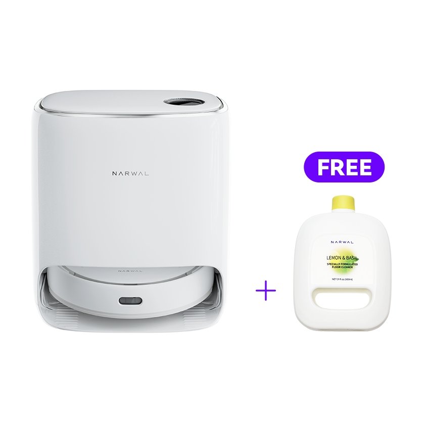Narwal Freo Robotic Vacuum and Mop Cleaner Versatile Self Mop Clean with DirtSense and Auto Washing